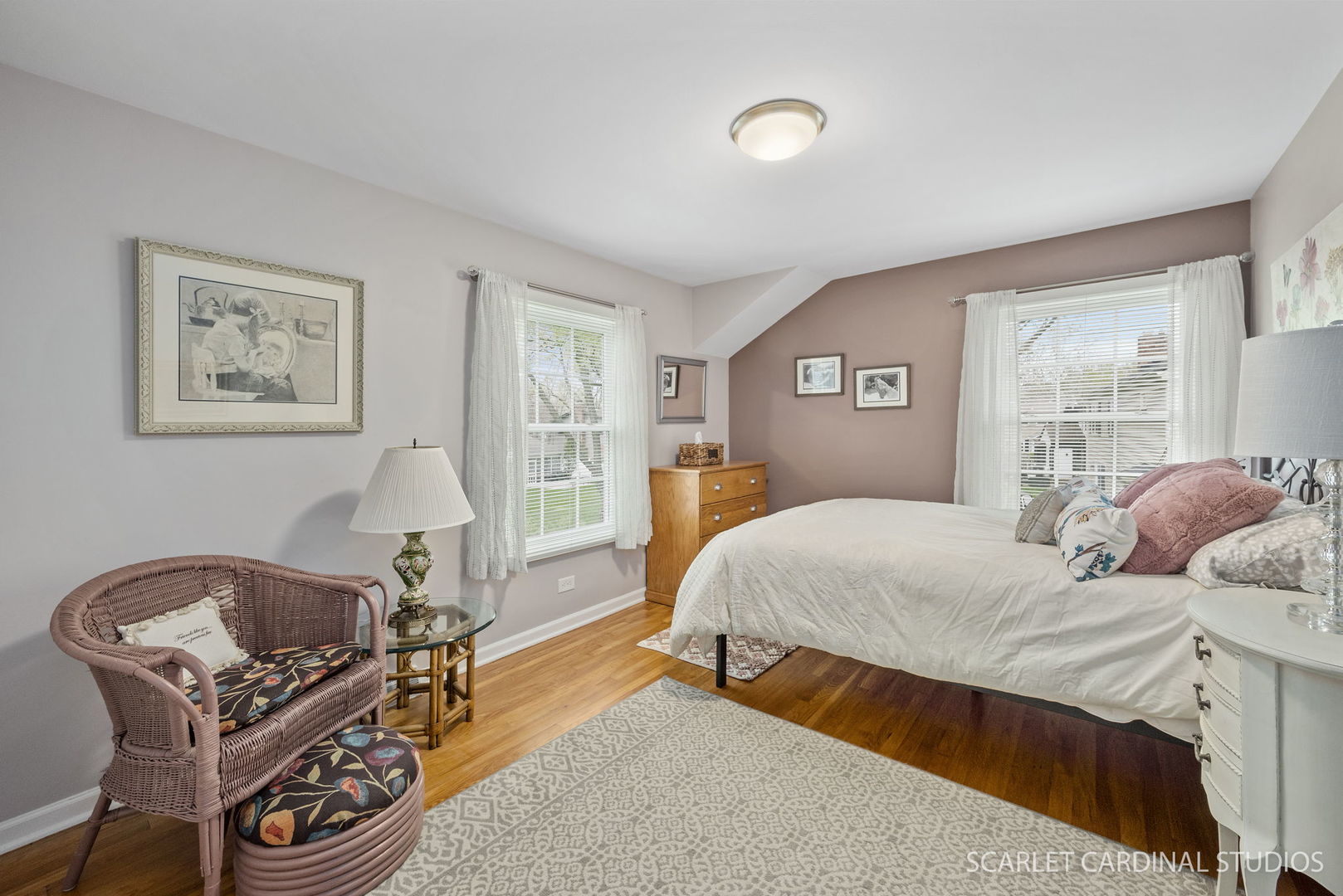 188 Hamilton Lane Wheaton, IL 60189 - Photo 20 of 34 a bedroom with a bed a couch and dresser