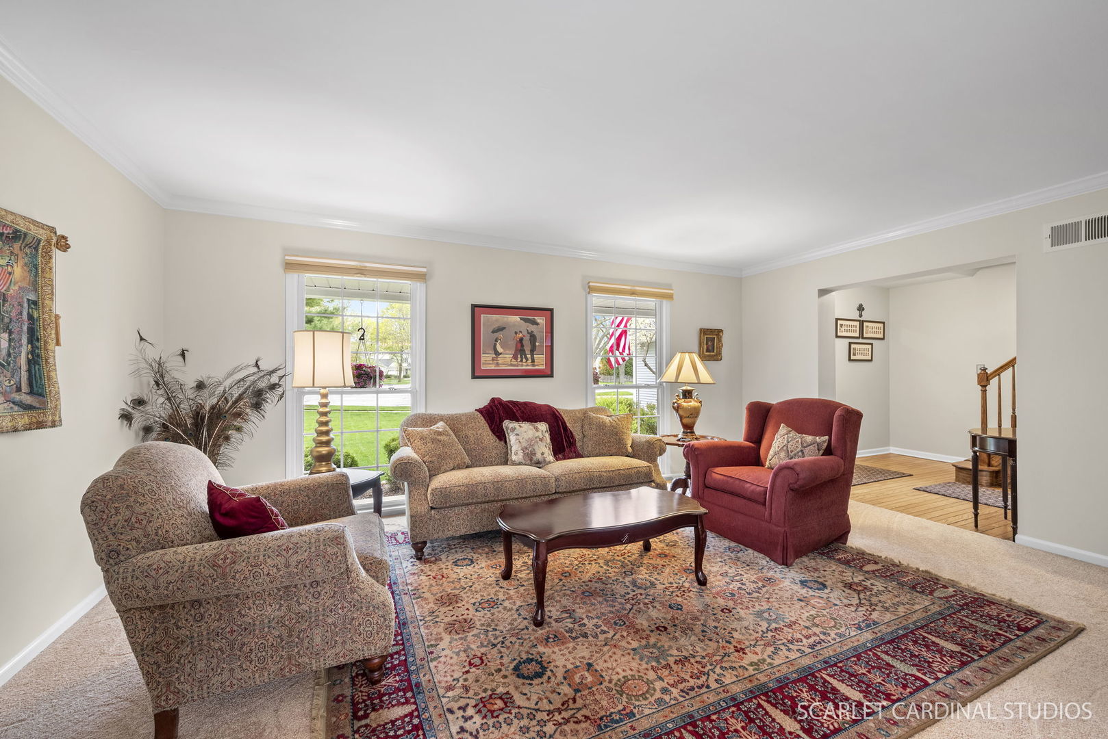 188 Hamilton Lane Wheaton, IL 60189 - Photo 10 of 34 a living room with furniture and a rug