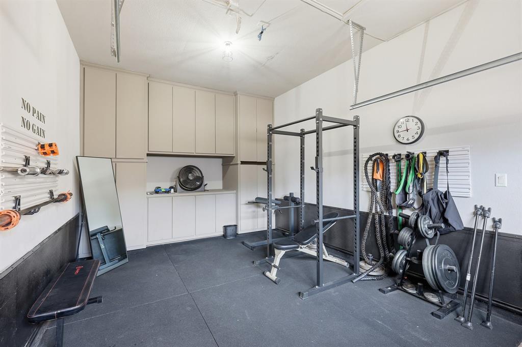 2201 Mockingbird Lane Flower Mound, TX 75022 - Photo 34 of 40 a view of a room with gym equipment