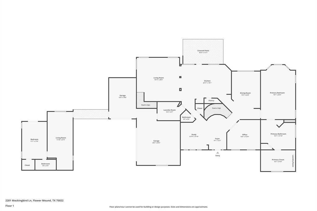 2201 Mockingbird Lane Flower Mound, TX 75022 - Photo 39 of 40 a picture of floor plan