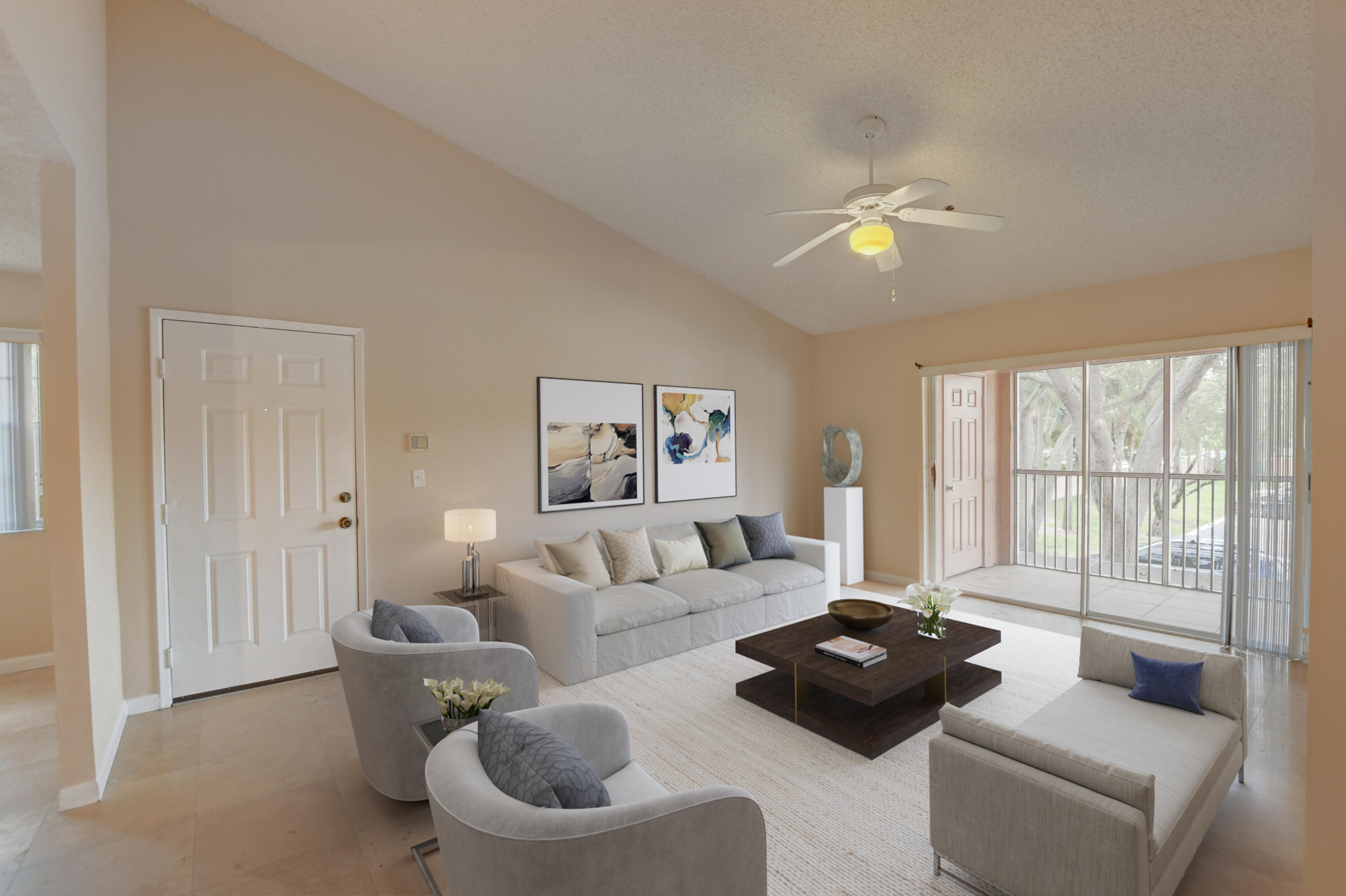 3111 Clint Moore Road, Unit 207 Boca Raton, FL 33496 - Photo 3 of 39 Living Room Virtually Staged