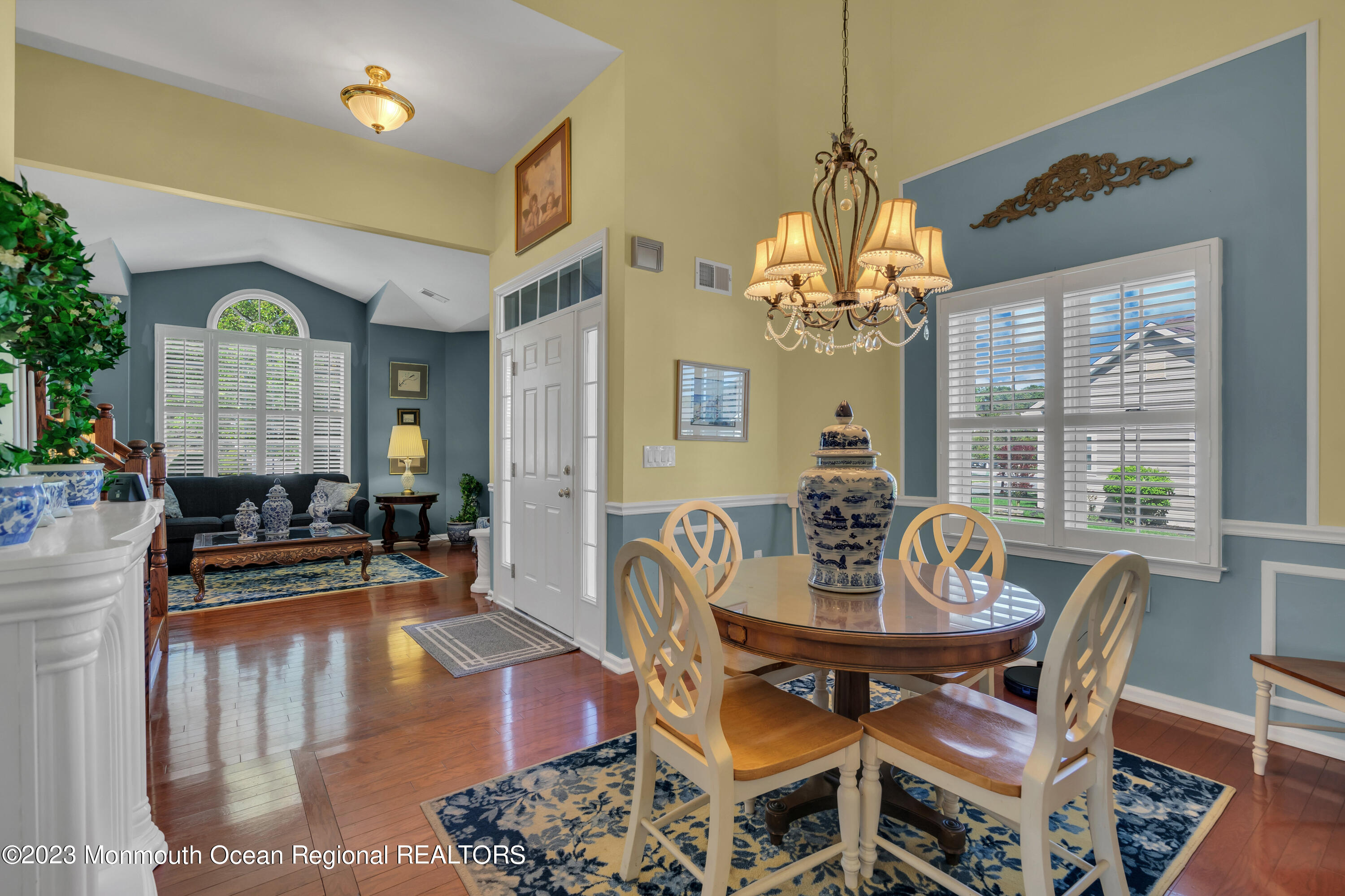 92 Pancoast Road Waretown, NJ 08758 - Photo 12 of 50 a view of a dining room with furniture window and outside view