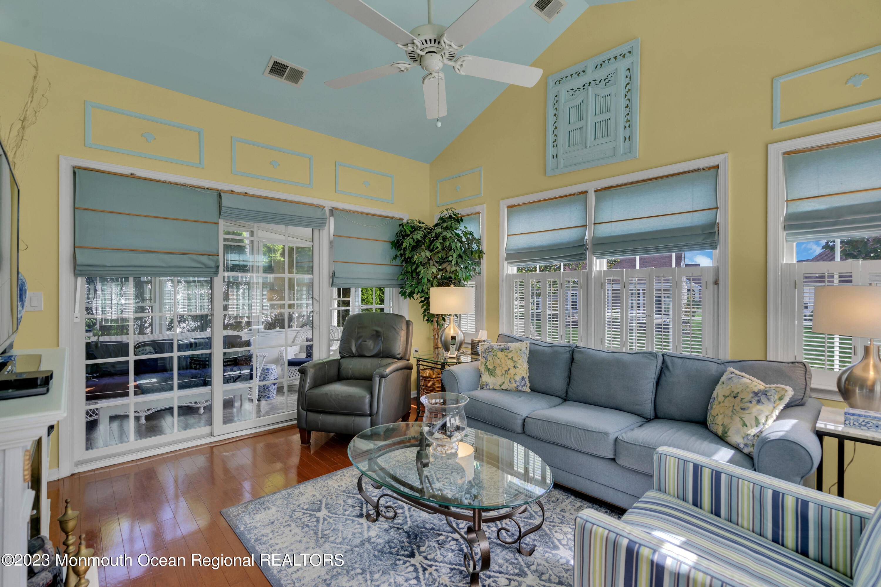 92 Pancoast Road Waretown, NJ 08758 - Photo 21 of 50 a living room with furniture and a large window