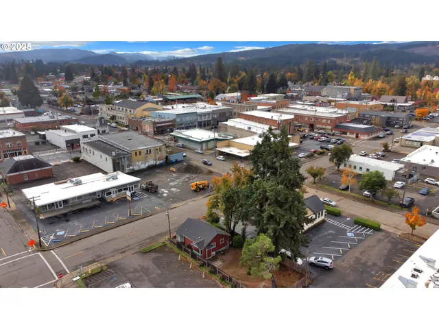 a view of city and mountain