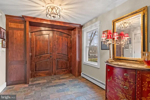 a view of front door with a door