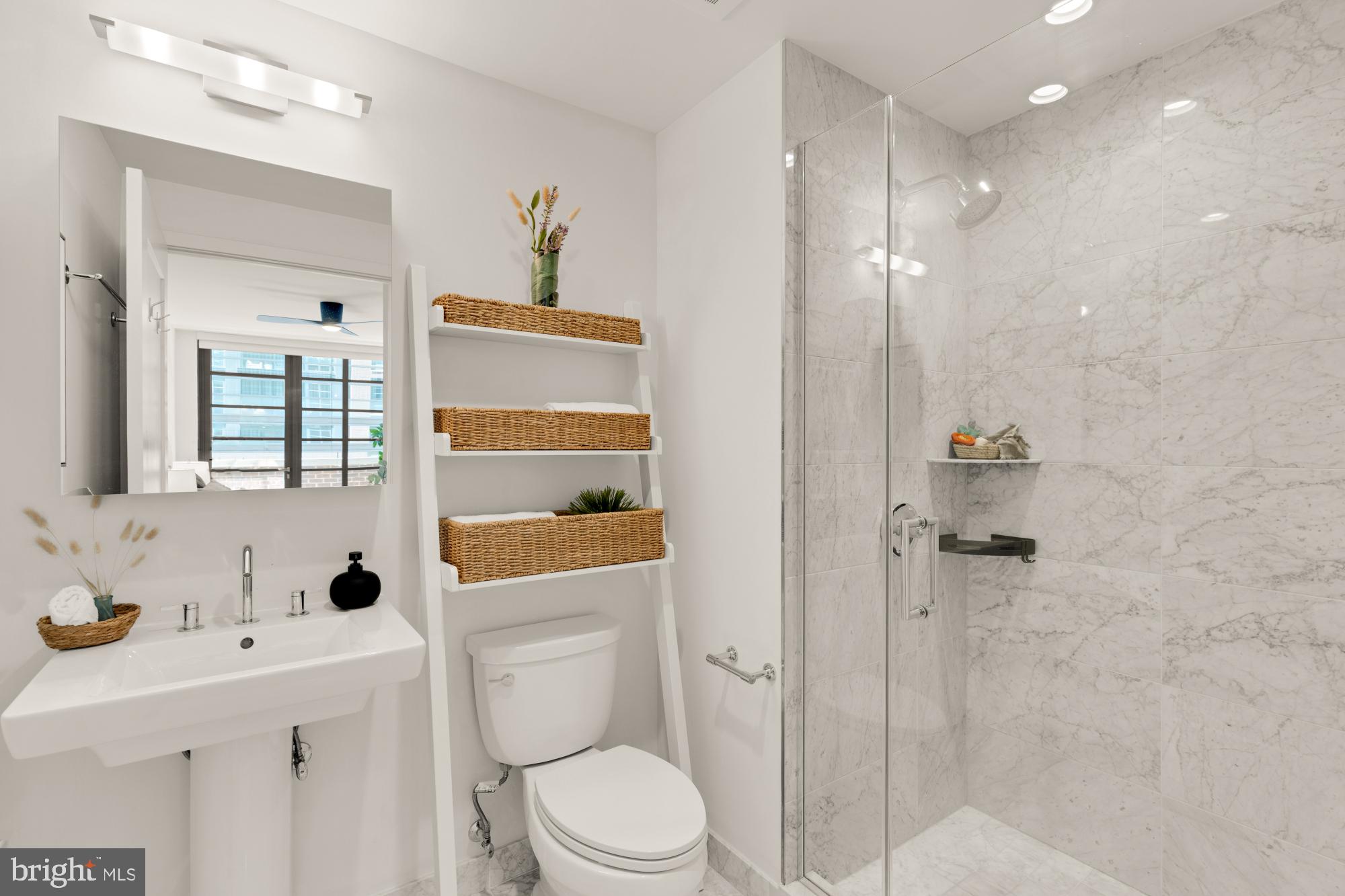 45 Sutton Square Southwest, Unit 303 Washington, DC 20024 - Photo 28 of 60 Master bathroom with shower