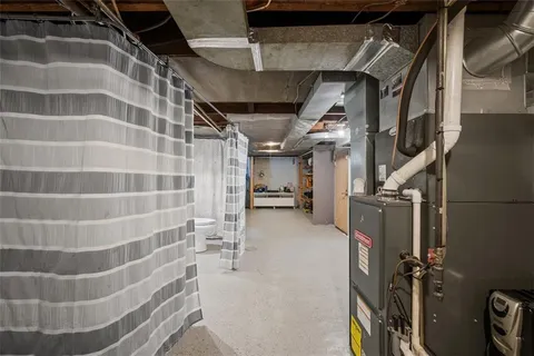 a view of storage and utility room