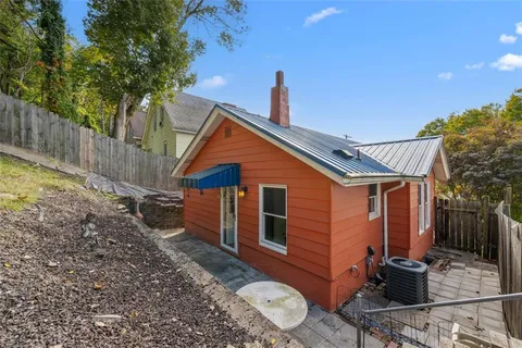 a view of outdoor space and deck
