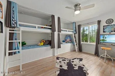 a car parked in a garage