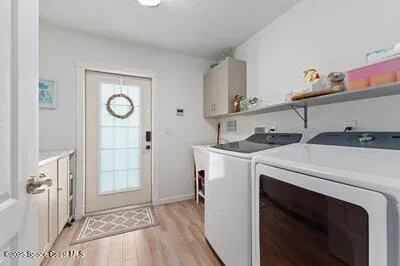 a view of a bench in the garden