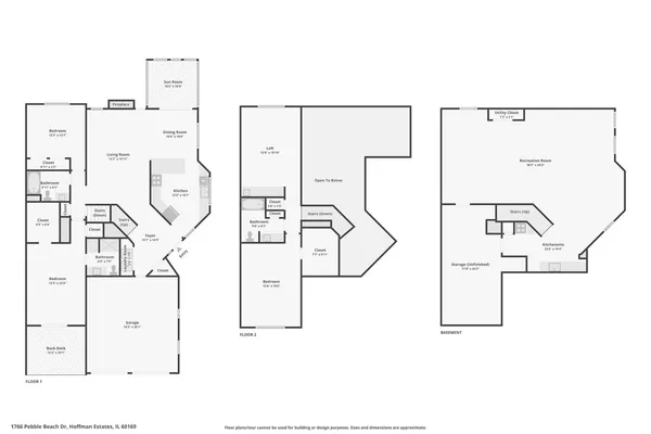 $429,000 | 1766 Pebble Beach Drive, Hoffman Estates, IL 60169
