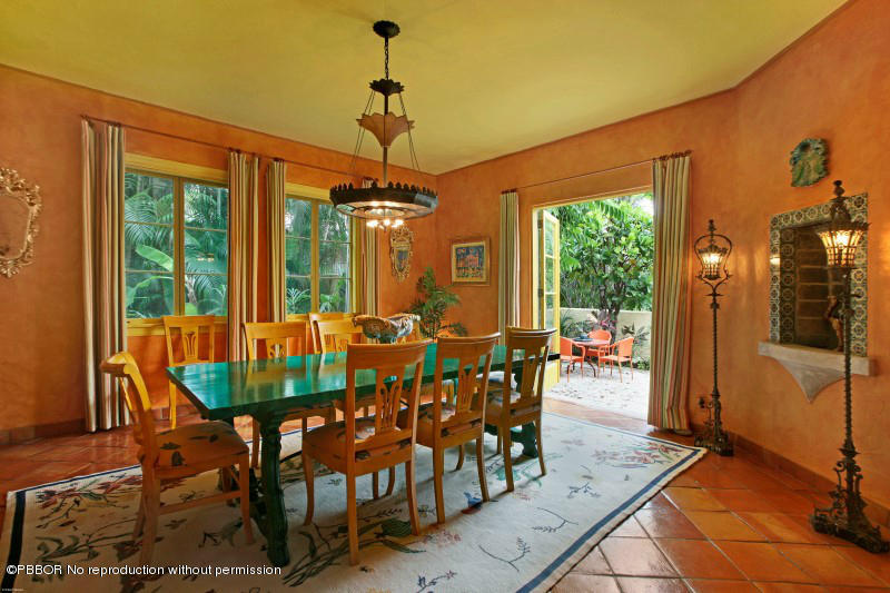 322 Clarke Avenue Palm Beach, FL 33480 - Photo 8 of 28 a view of a dining room with furniture window and outside view