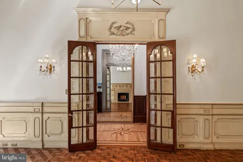 a kitchen with a sink and a microwave