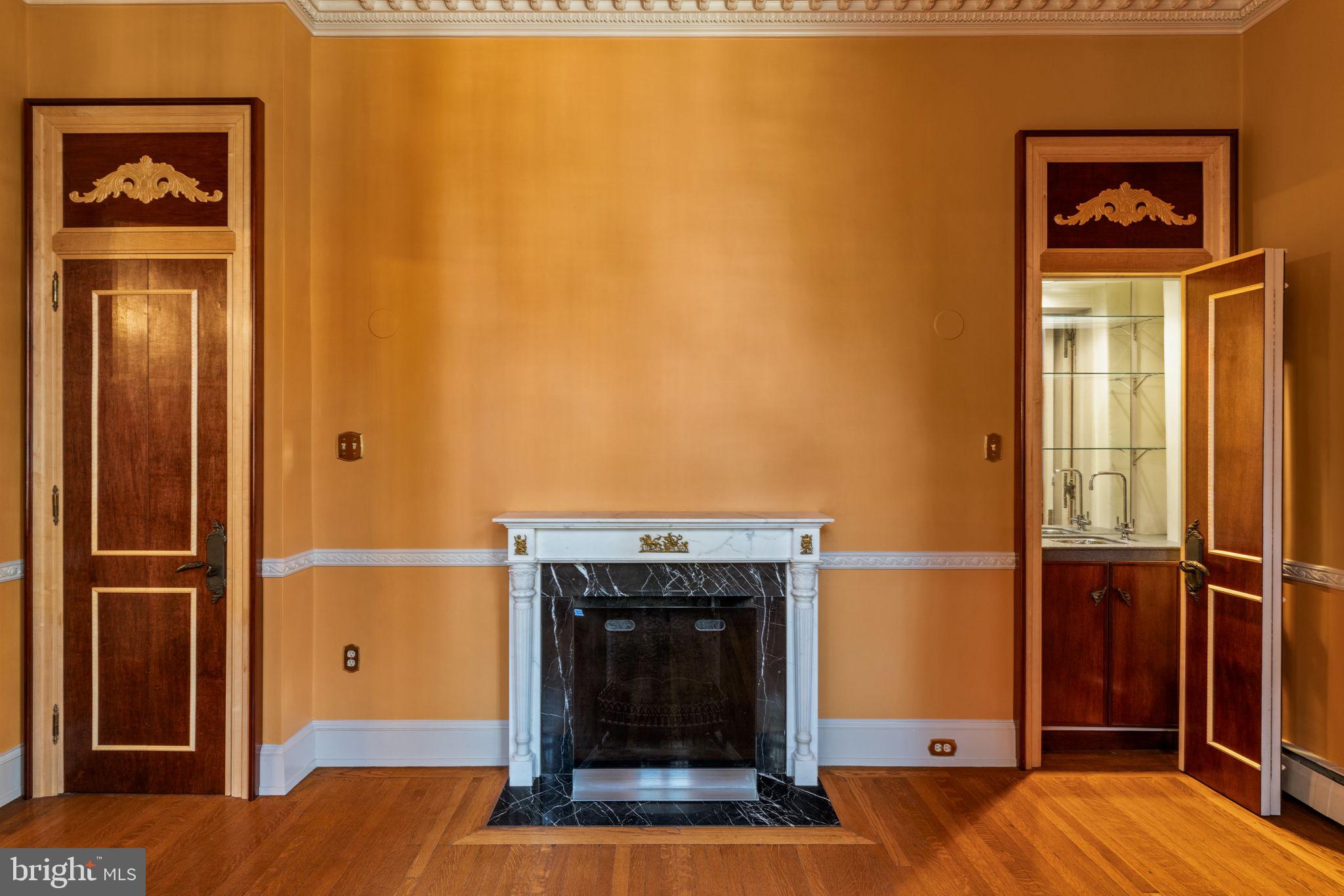 2013 Delancey Place Philadelphia, PA 19103 - Photo 33 of 79 2nd floor Music Room - working wood fireplace