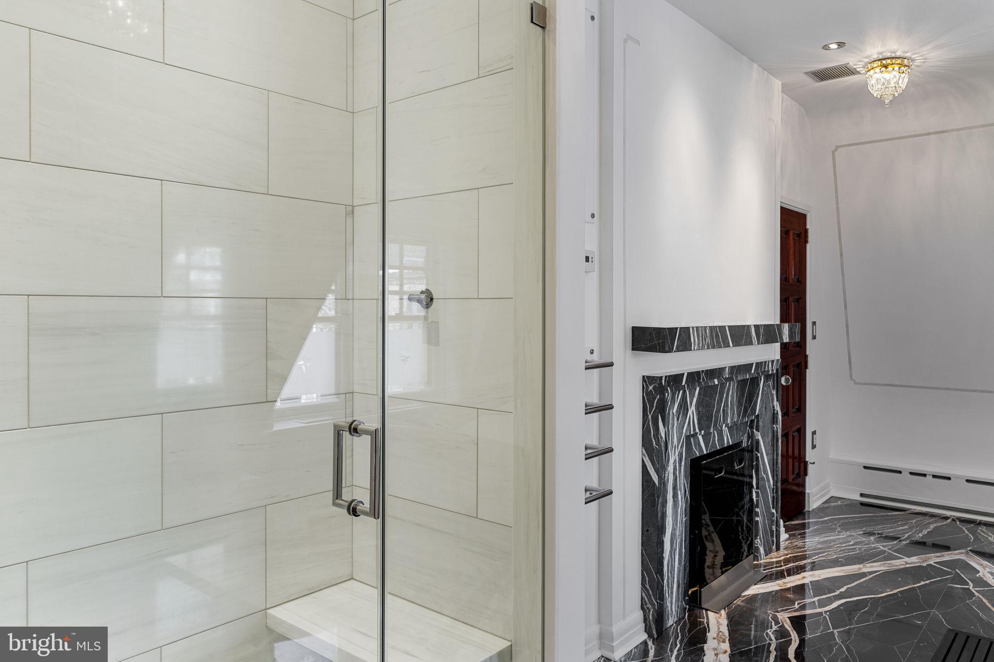 2013 Delancey Place Philadelphia, PA 19103 - Photo 43 of 79 a bathroom with a washing machine and a shower