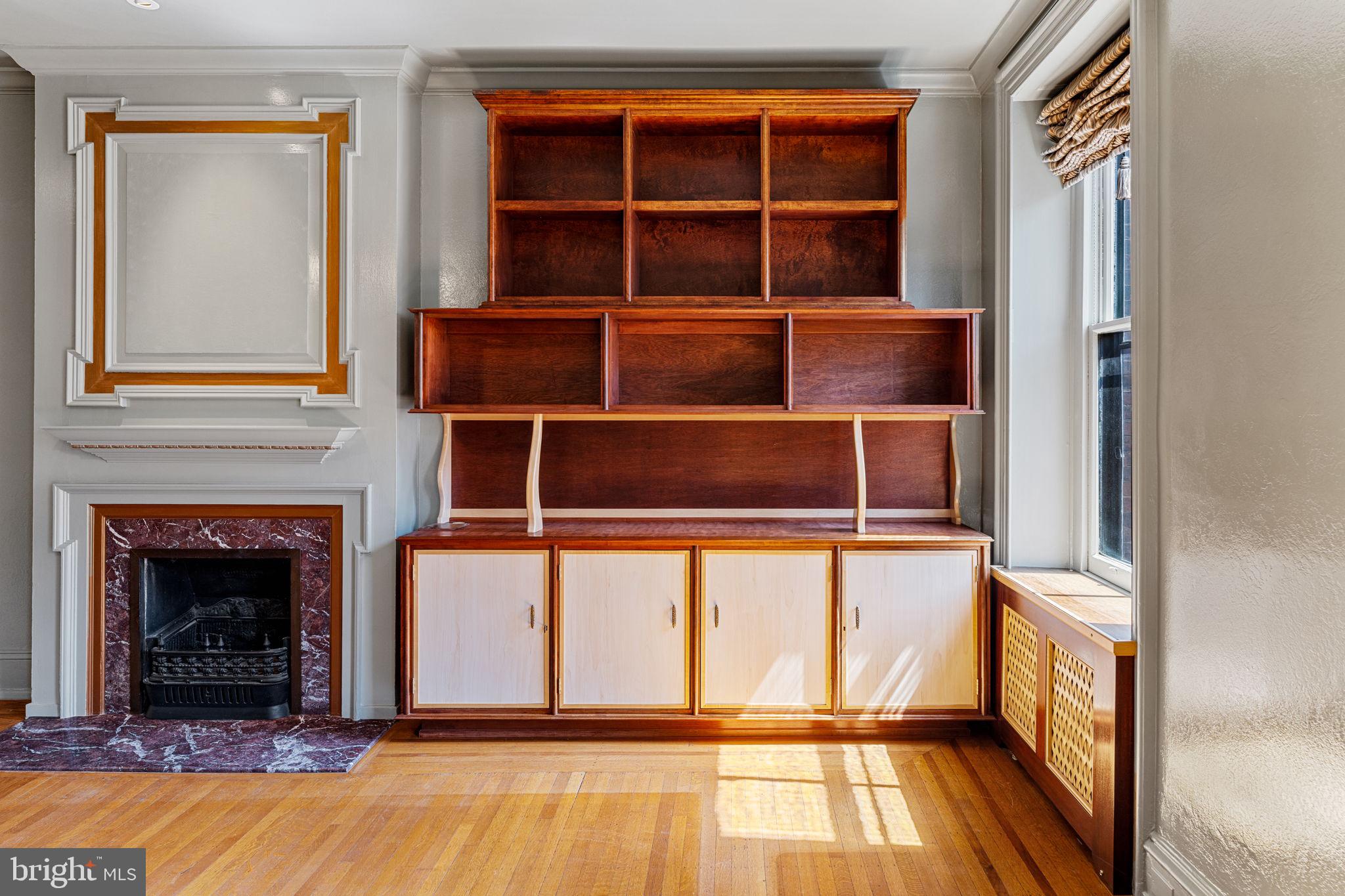 2013 Delancey Place Philadelphia, PA 19103 - Photo 54 of 79 a view of an empty room with wooden floor and a window