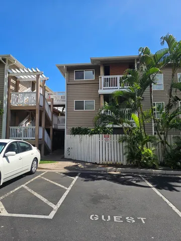 a view of a building with a street view