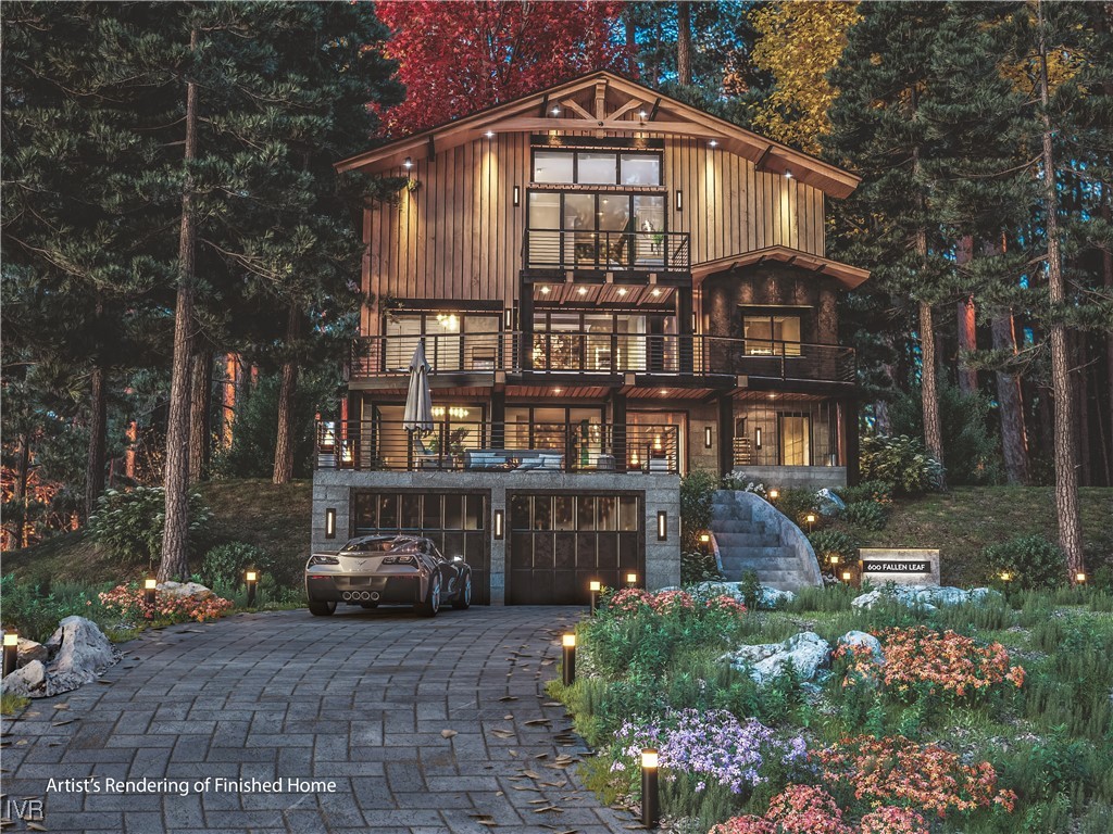 600 Fallen Leaf Way Incline Village, NV 89451 - Photo 2 of 5 Artist's rendering (actual construction varies fro