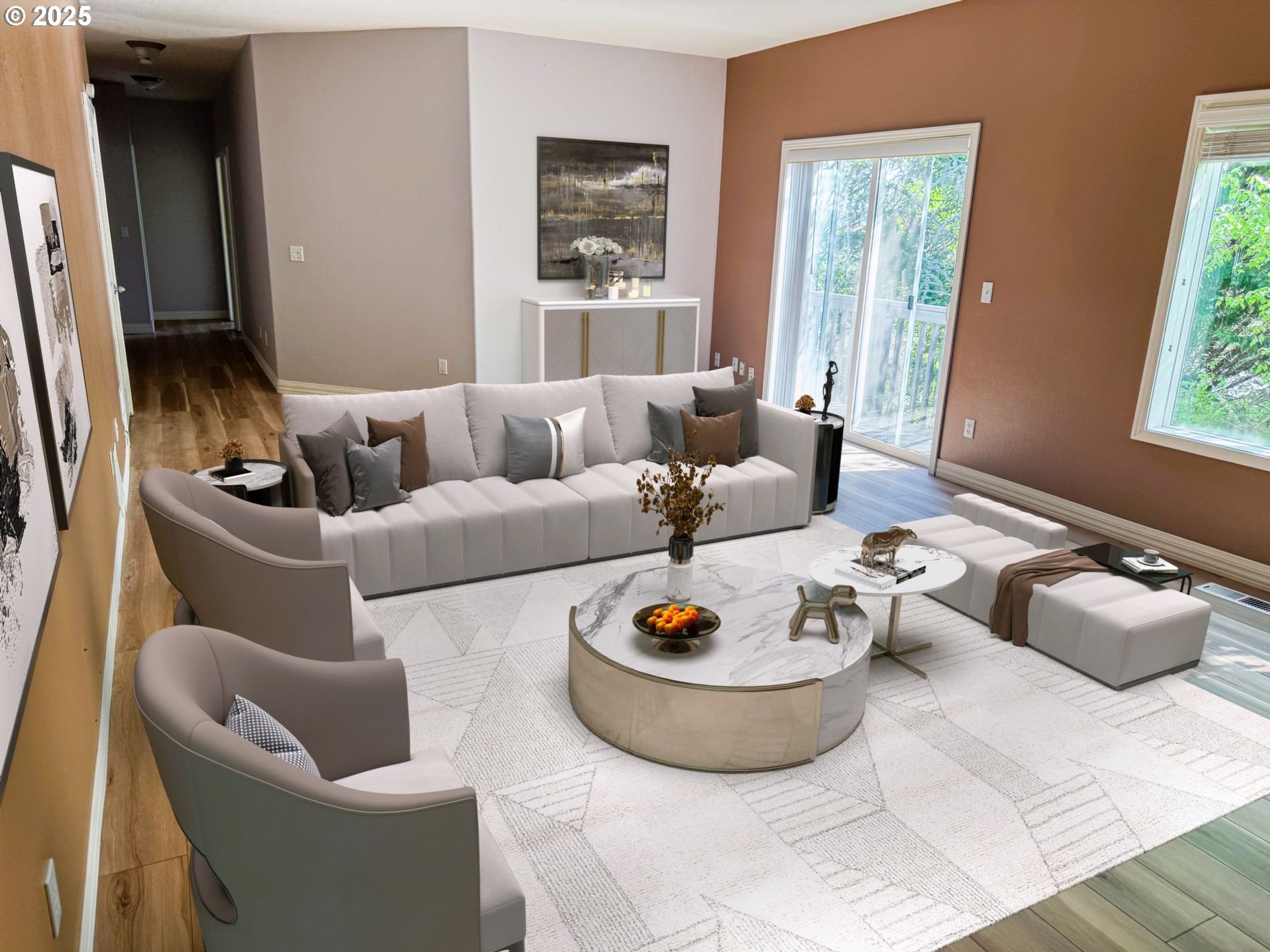 13728 Southwest 130th Place Portland, OR 97223 - Photo 3 of 24 a living room with furniture and a large window