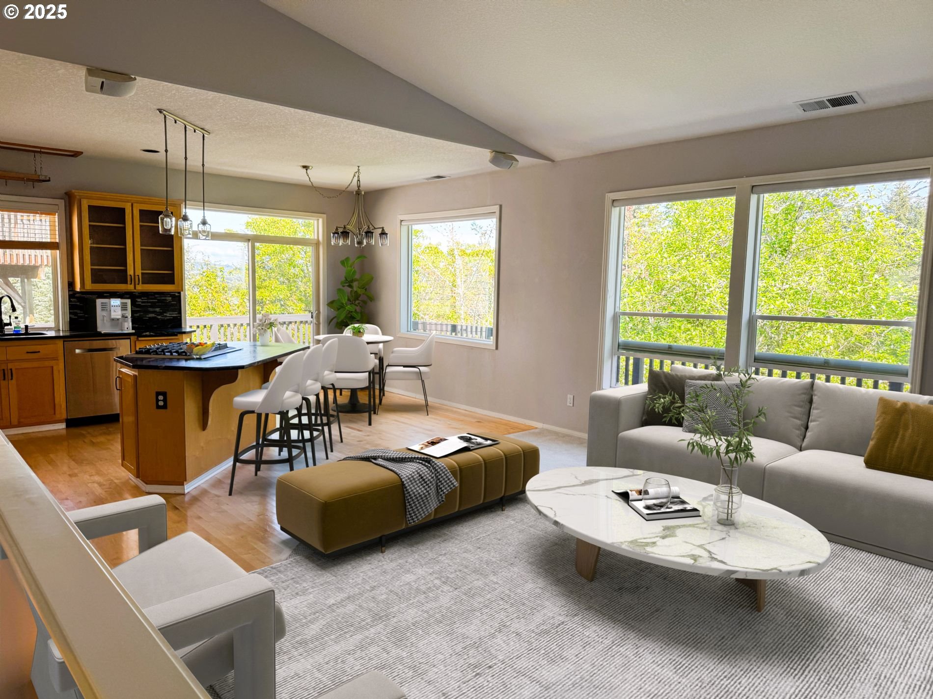 13728 Southwest 130th Place Portland, OR 97223 - Photo 5 of 24 a living room with furniture and a large window