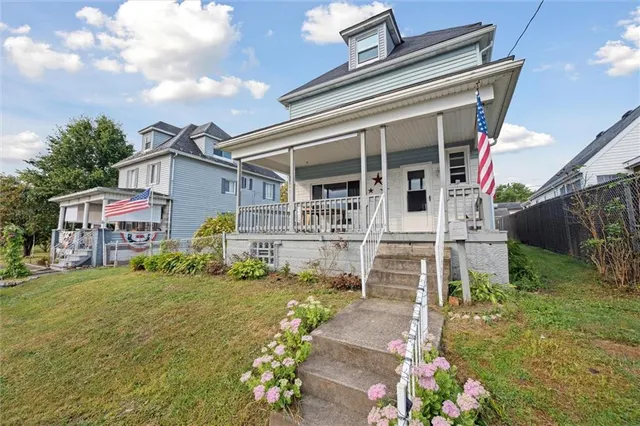front view of house with a yard