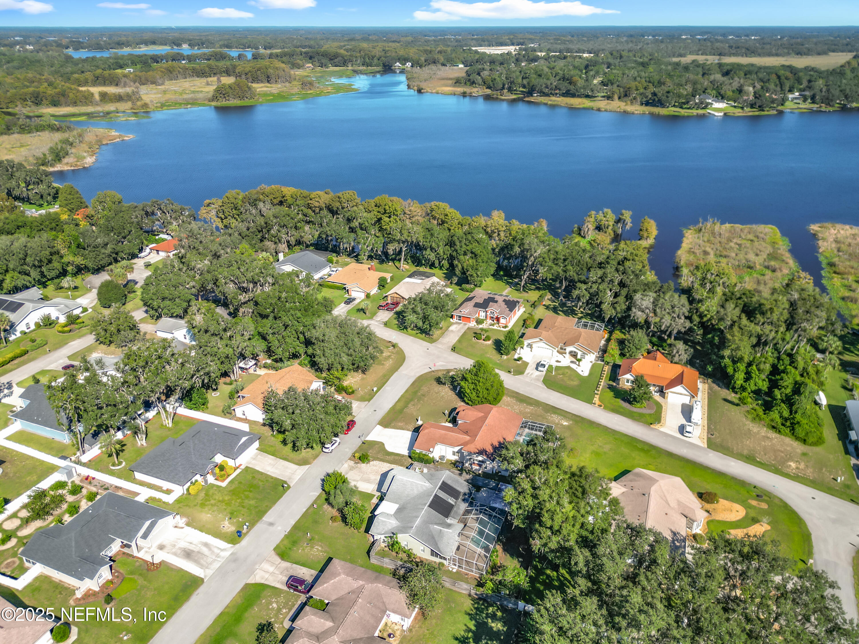 3061 South Franklin Terrace Inverness, FL 34450 - Photo 57 of 65 an aerial view of ocean and residential houses with outdoor space