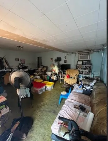 a gym room with furniture