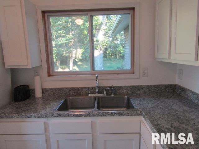 1506 Hillside Road Rosiclare, IL 62982 - Photo 11 of 29 a kitchen with a sink a counter top space and cabinets