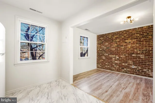 wooden floor in a empty room