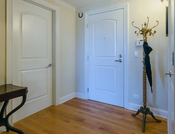 a view of a room with a wardrobe