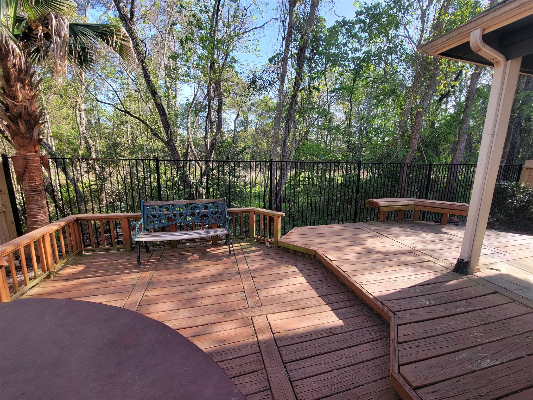 130 Zephyr Bend Place The Woodlands, TX 77381 - Photo 26 of 29 a view of outdoor sitting area with furniture
