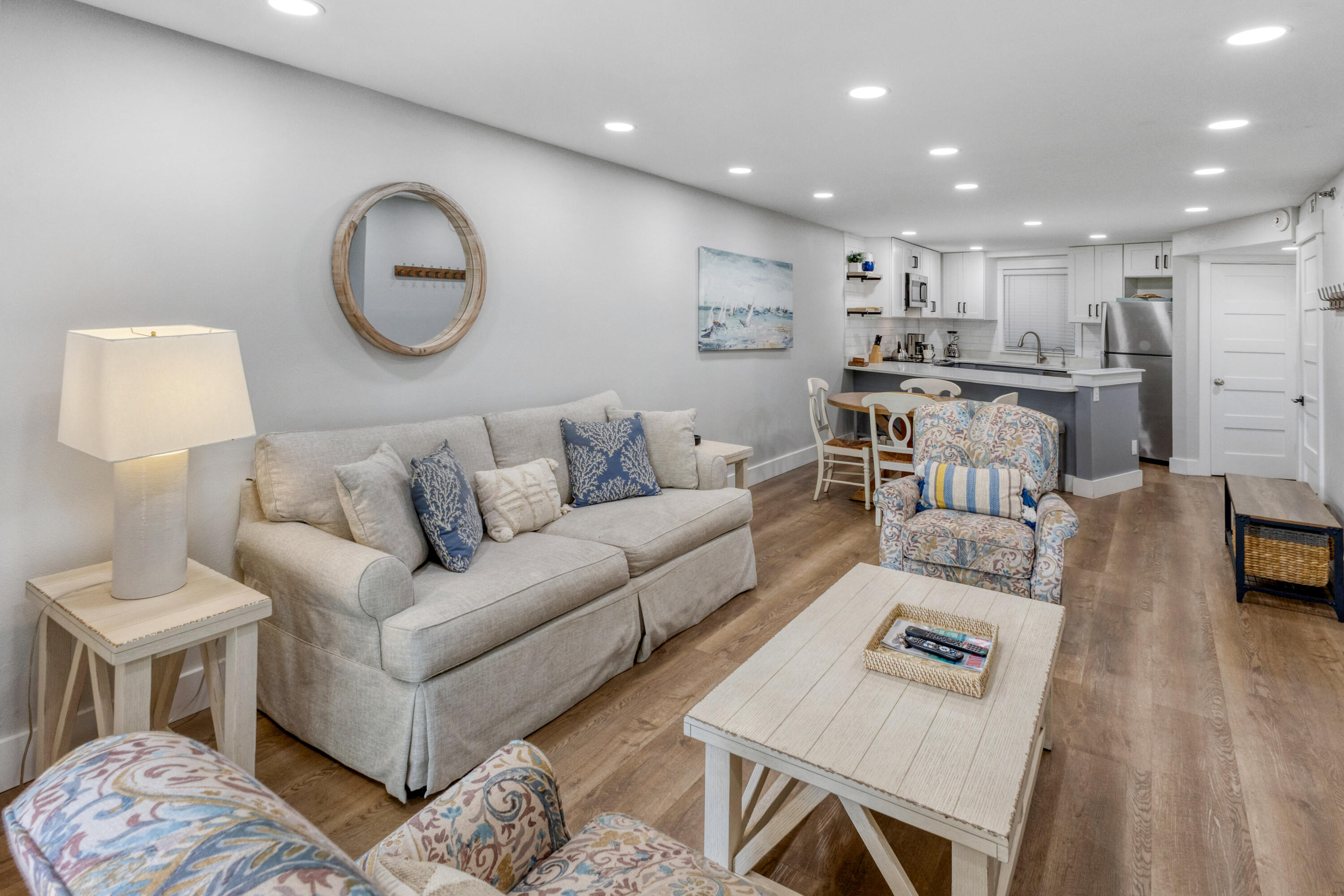 4017 Beachside 1, Unit 4017 Miramar Beach, FL 32550 - Photo 13 of 55 a living room with furniture and a wooden floor