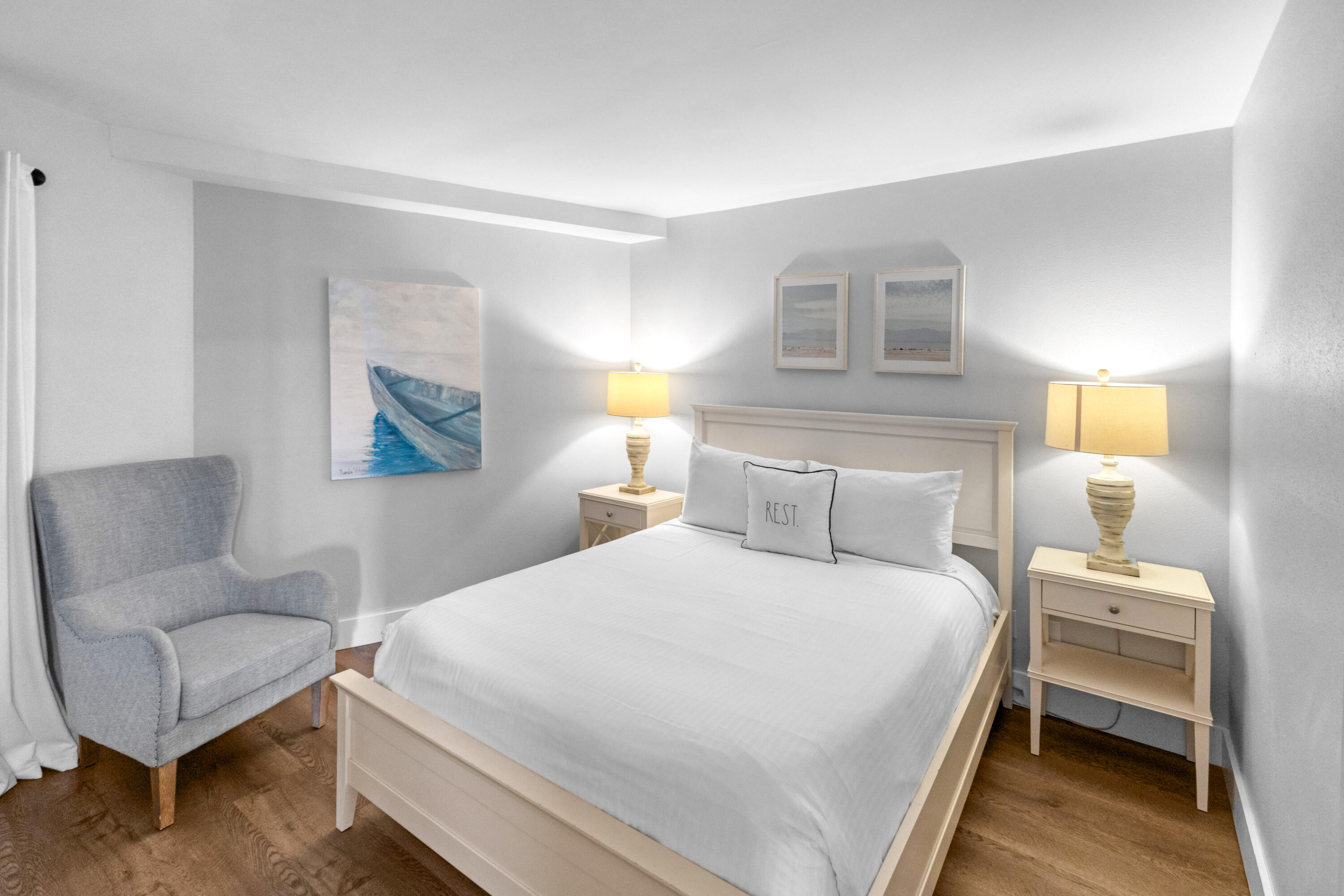 4017 Beachside 1, Unit 4017 Miramar Beach, FL 32550 - Photo 22 of 55 a bedroom with a bed and a couch