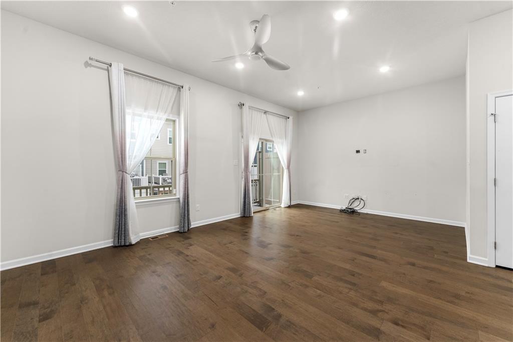 2008 Hemlock Lane Mars, PA 16046 - Photo 11 of 47 a view of an empty room with wooden floor and a window