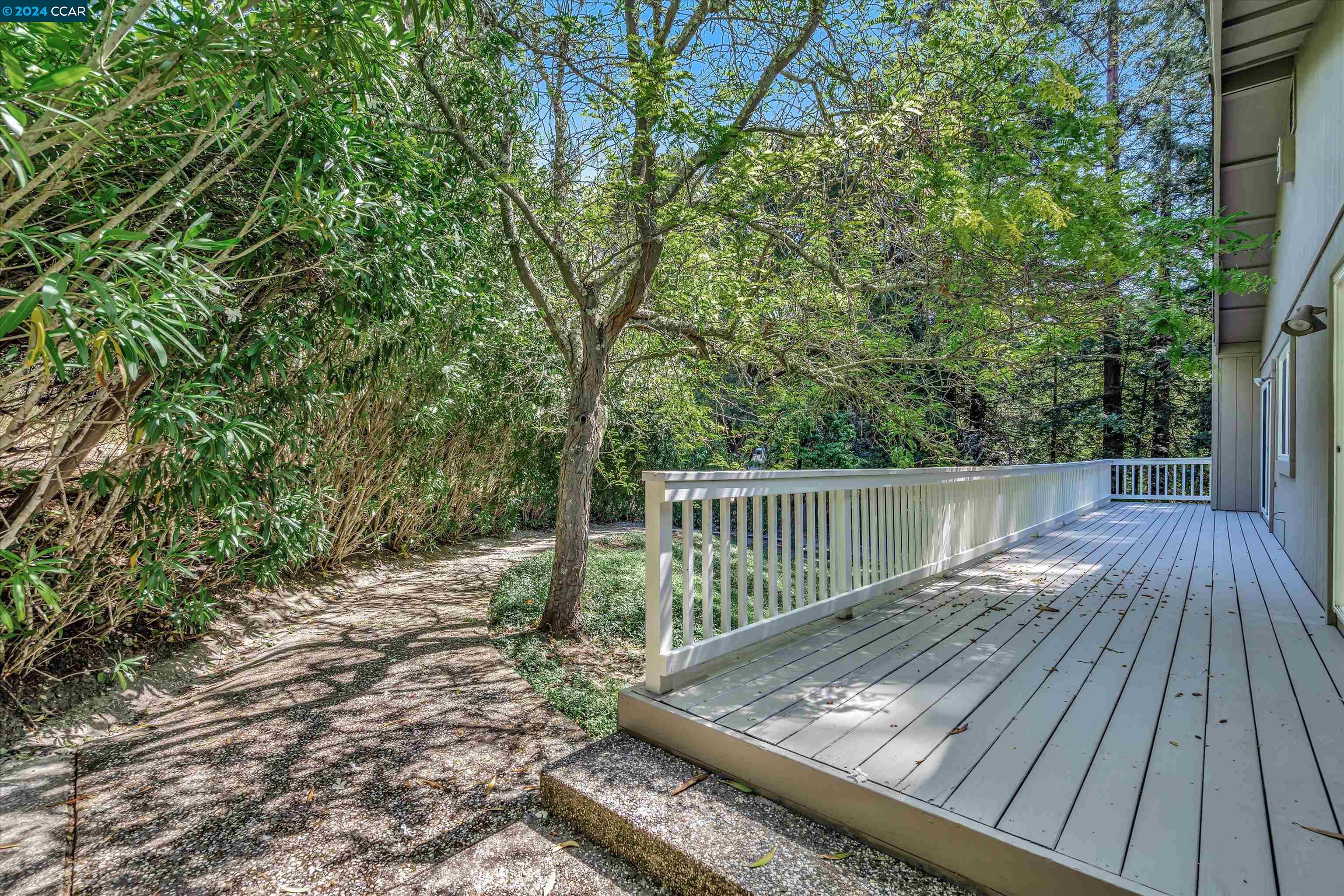 4105 Happy Valley Road Lafayette, CA 94549 - Photo 15 of 30 a view of balcony with wooden floor and fence