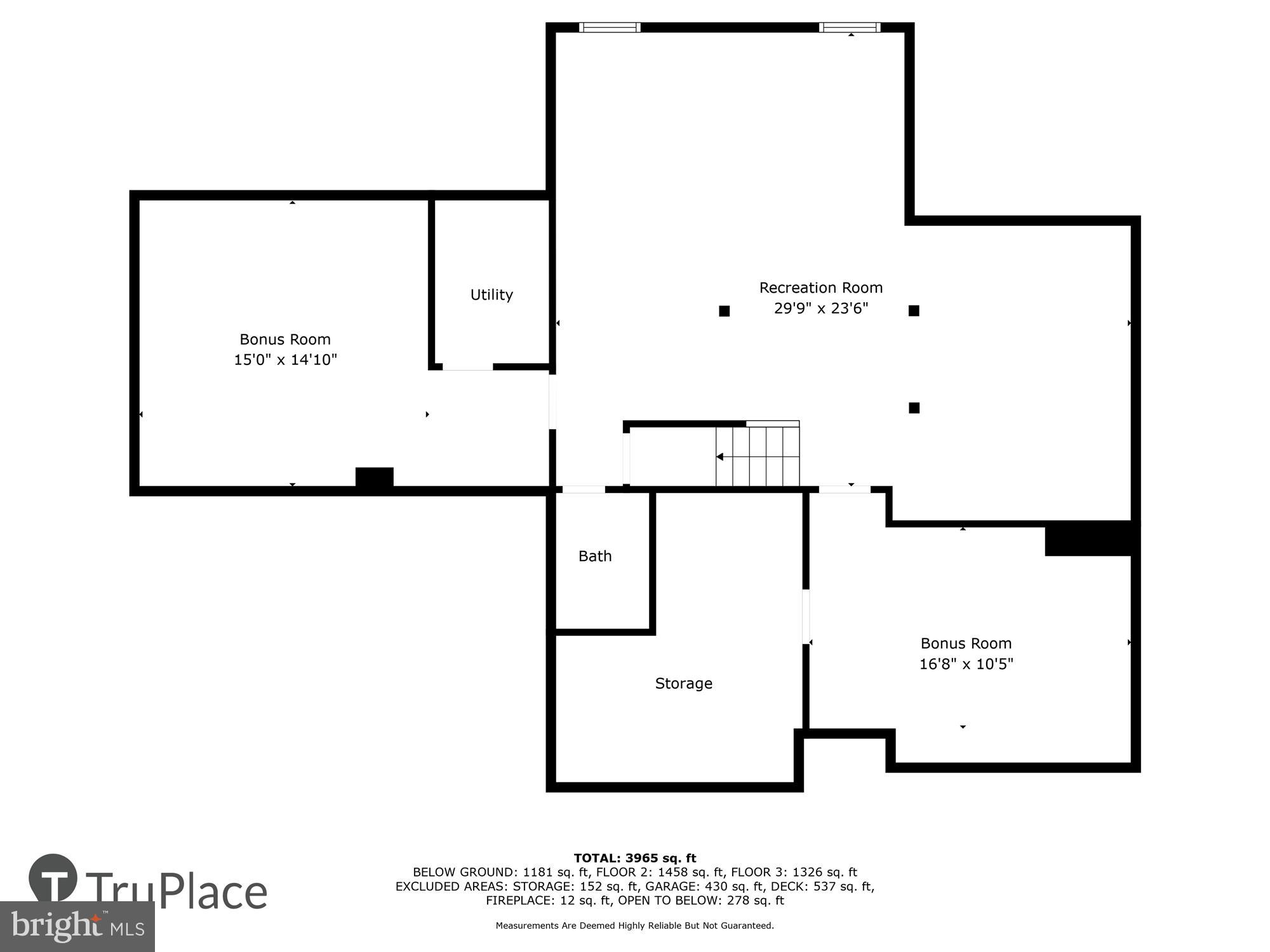 918 Brick Manor Circle Silver Spring, MD 20905 - Photo 46 of 64 Finished basement floorplan