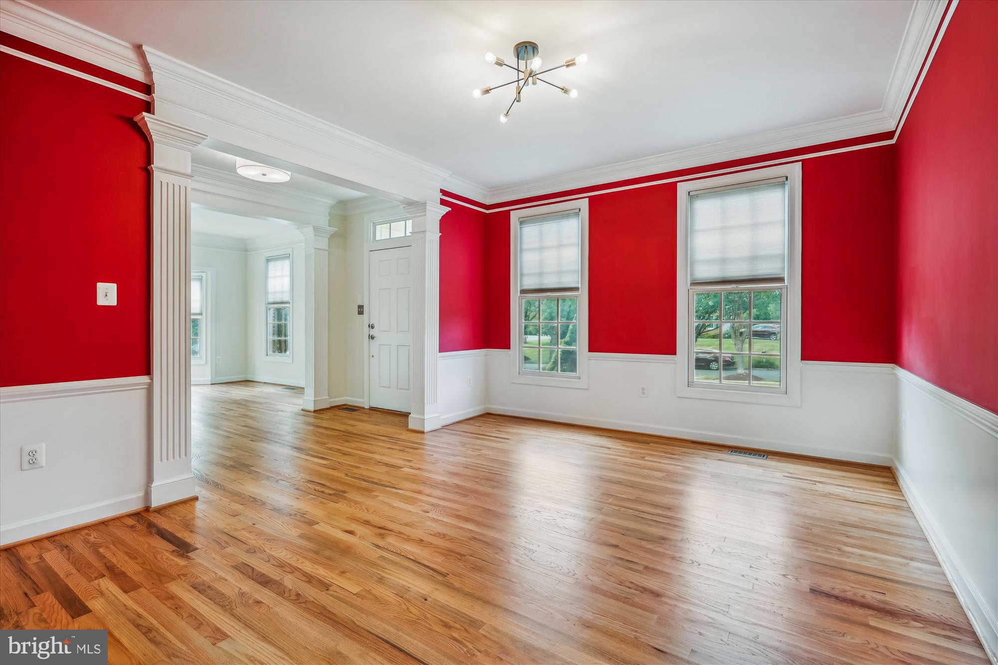 918 Brick Manor Circle Silver Spring, MD 20905 - Photo 9 of 64 Red dining room across the hall