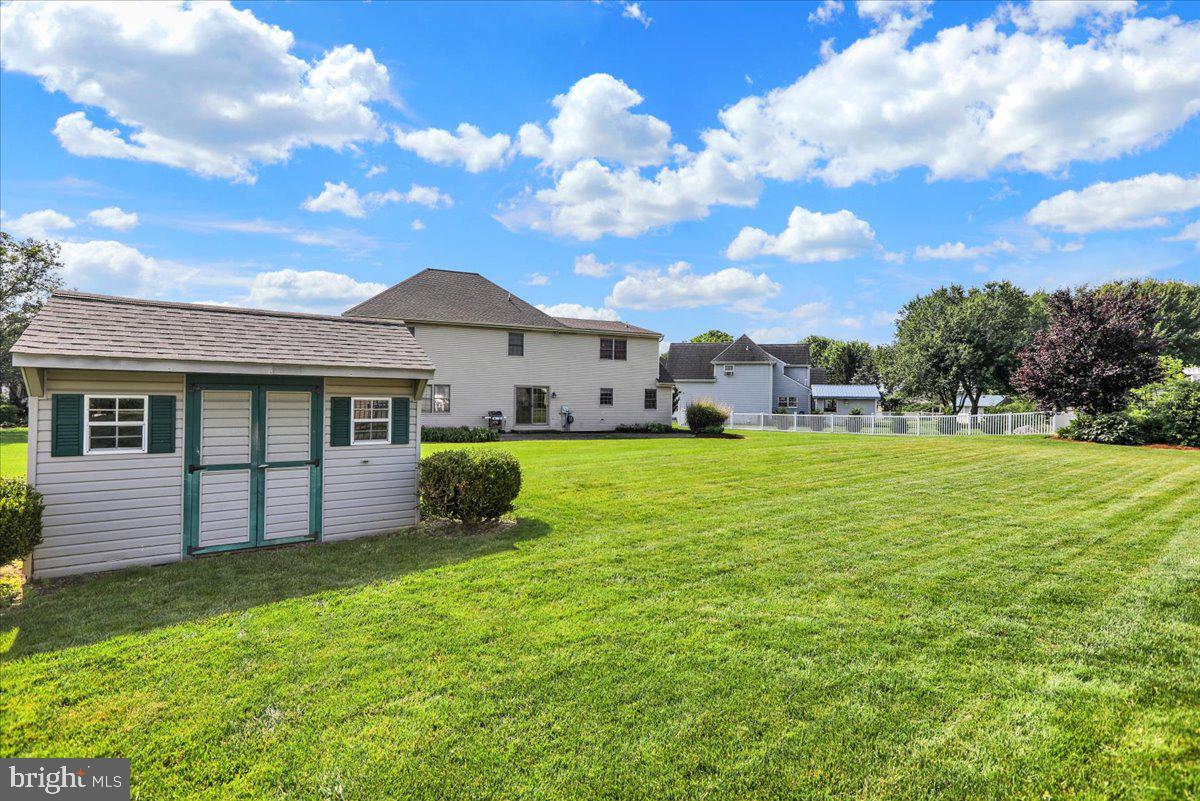 32 Duffield Drive Lititz, PA 17543 - Photo 41 of 55 Yard Beyond Fence to Back of Shed