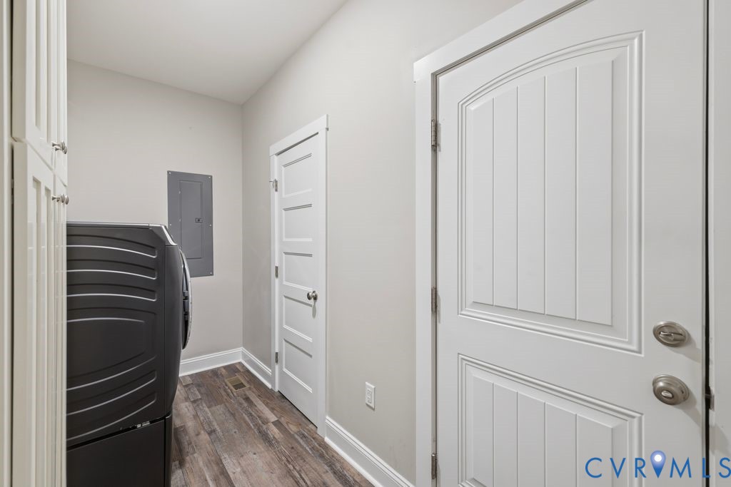 3259 Three Bridge Road Powhatan, VA 23139 - Photo 15 of 43 Dedicated utility space featuring wood-finish floo