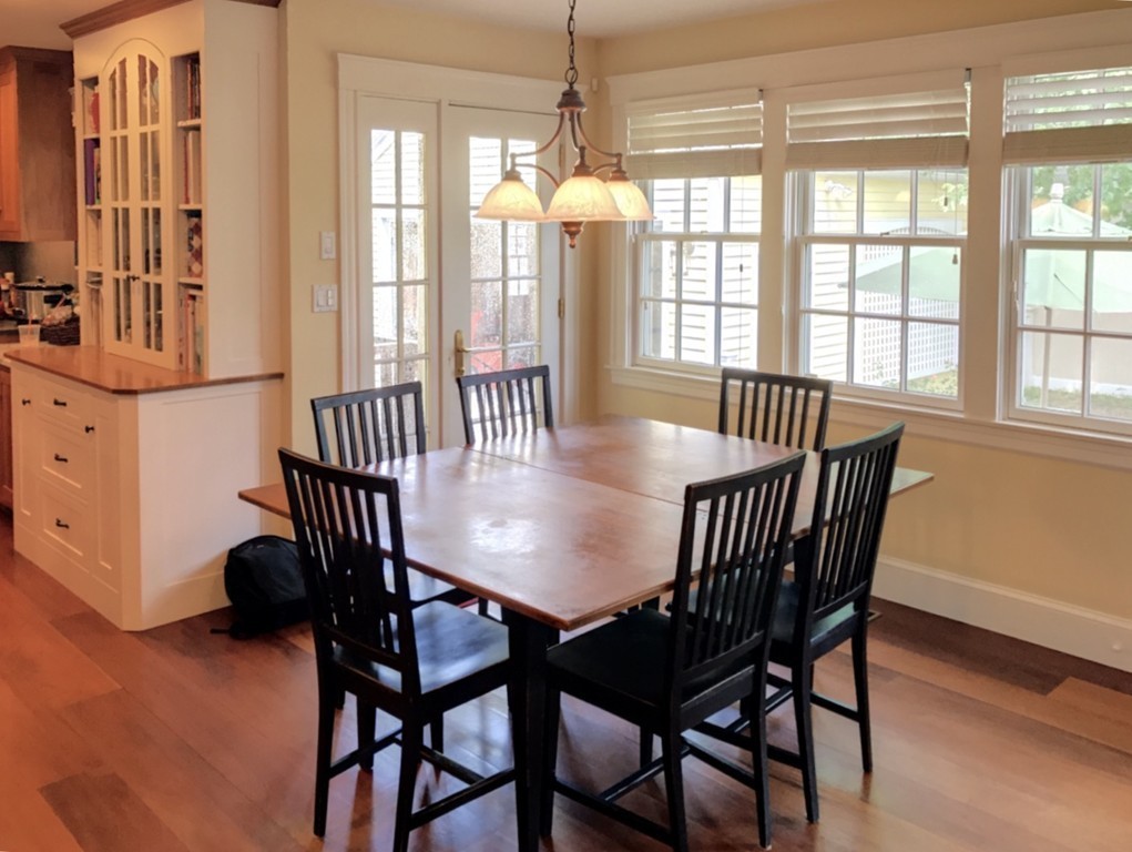 44 Stevens Road Needham, MA 02492 - Photo 7 of 14 a view of a dining room with furniture window and wooden floor
