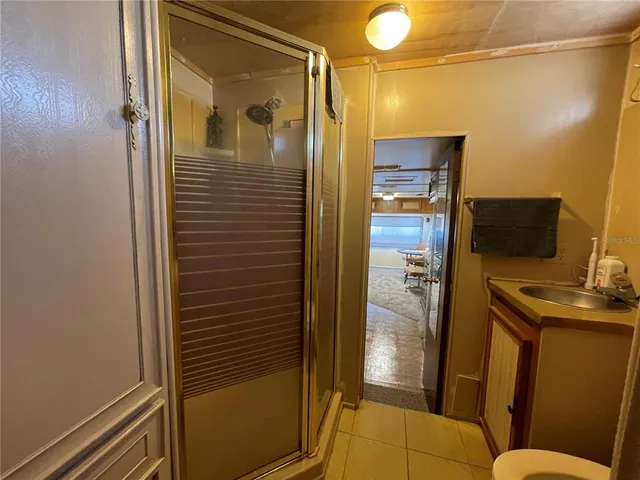 a room with storage and utility