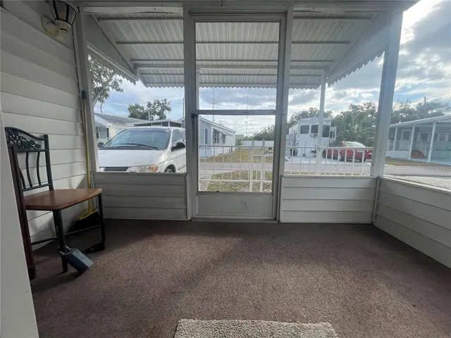 a view of a city street with house