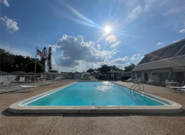 a view of a swimming pool