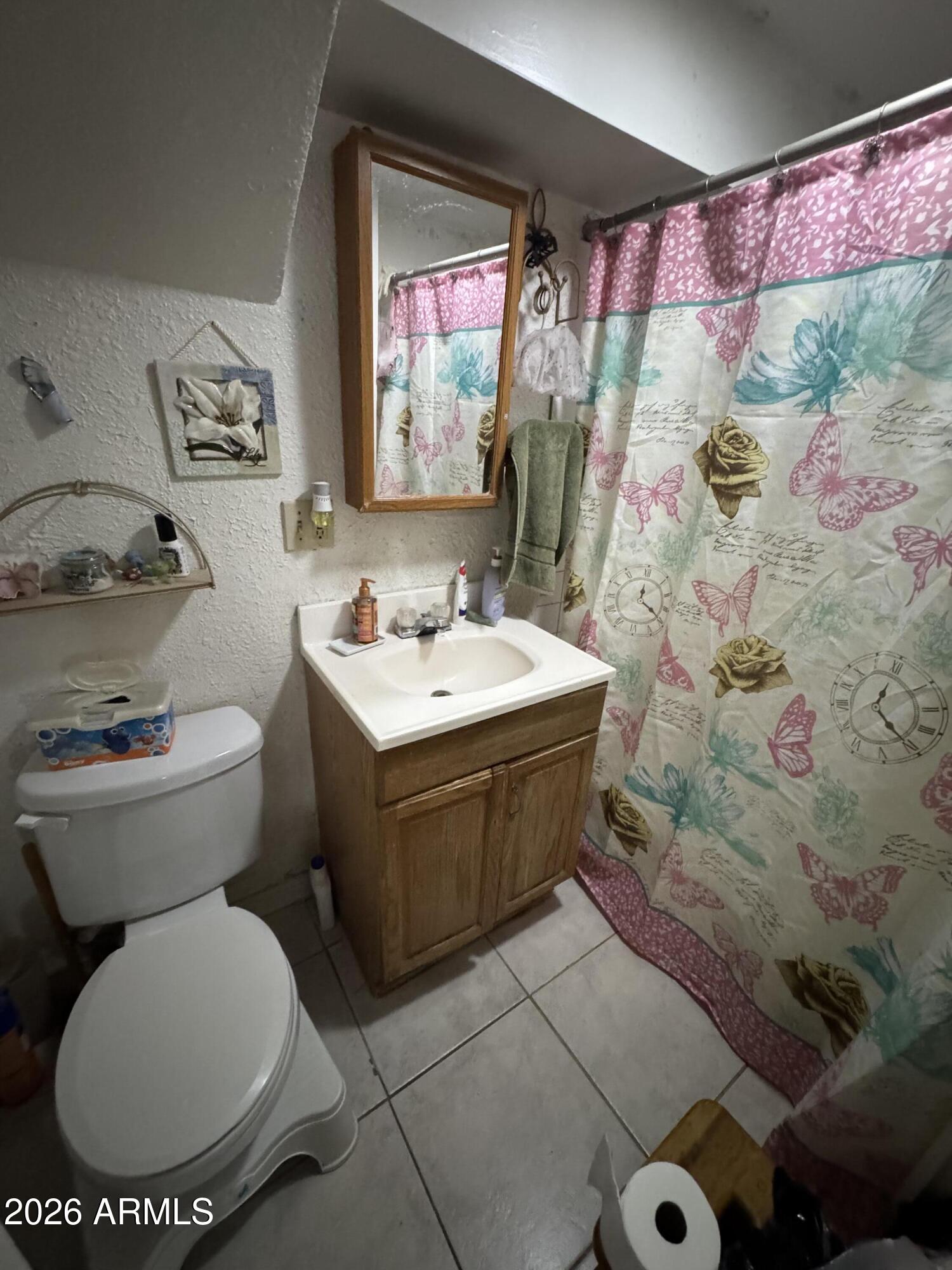 740 West Cinnabar Avenue Phoenix, AZ 85021 - Photo 21 of 26 a bathroom with a toilet sink and mirror