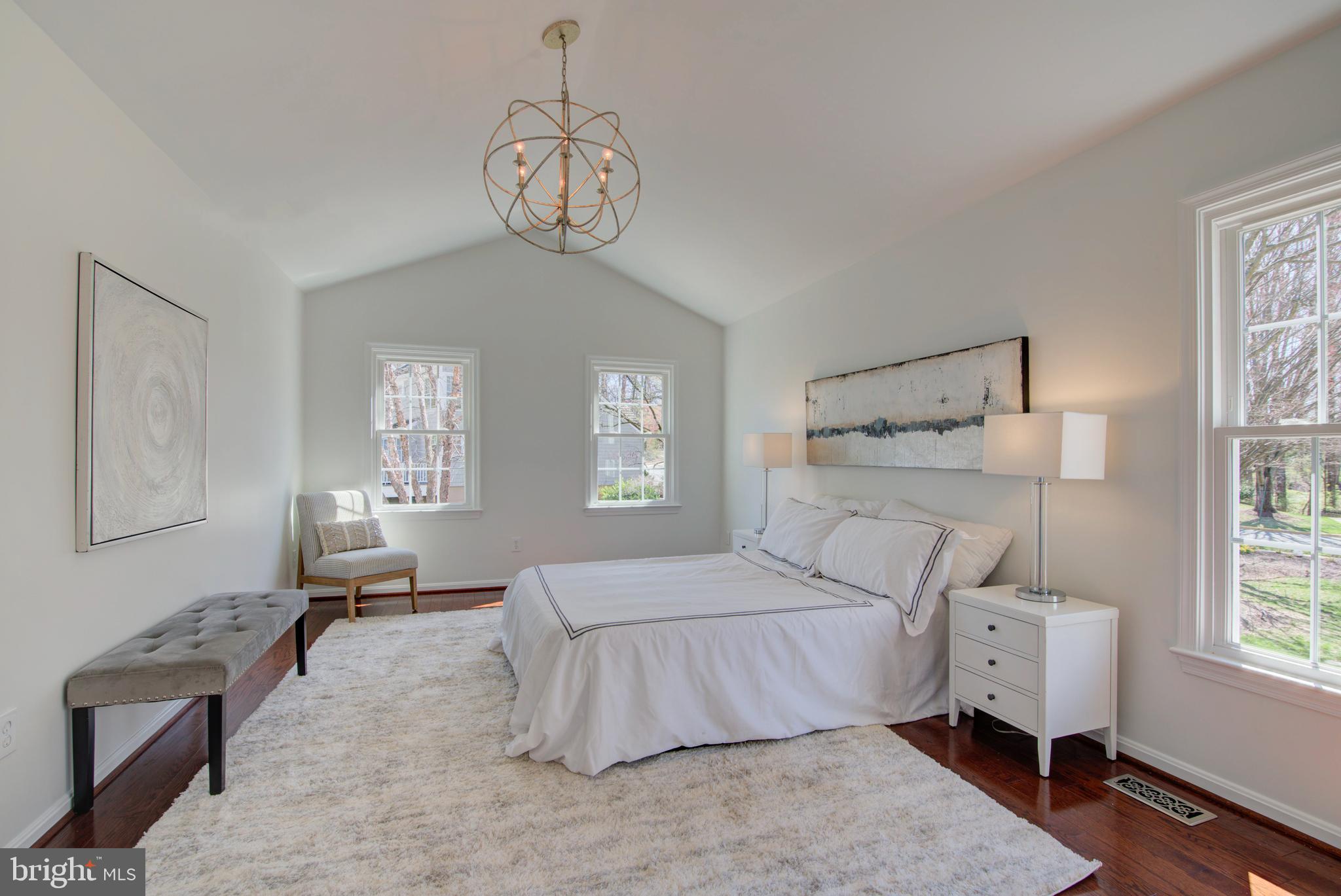 11620 Springhouse Place Reston, VA 20194 - Photo 13 of 31 Substantial Primary Bedroom with Vaulted Ceiling.