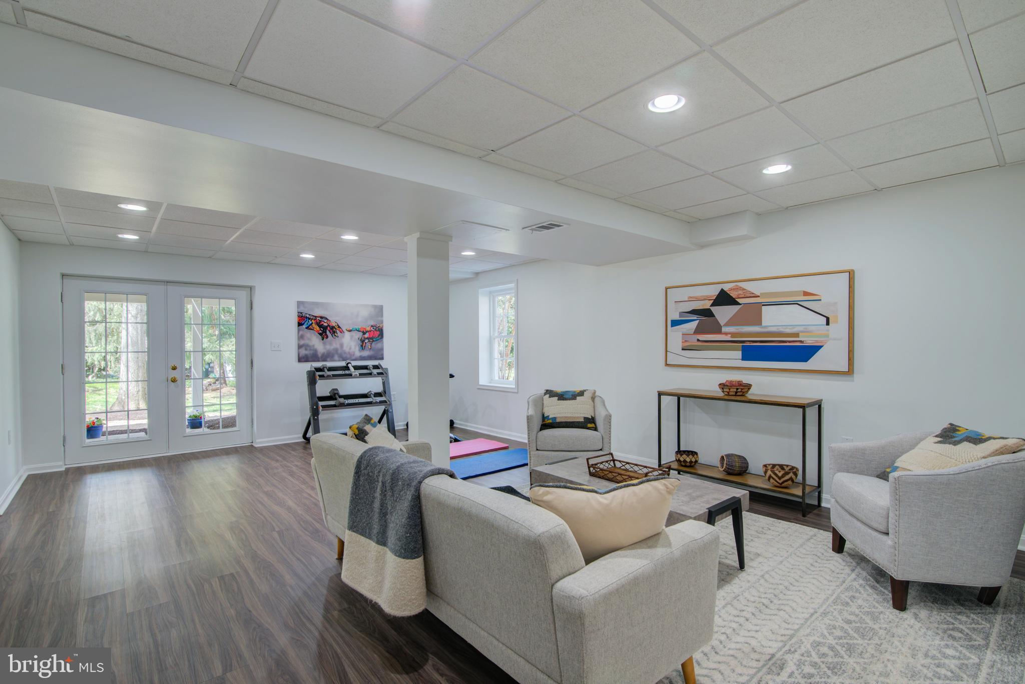 11620 Springhouse Place Reston, VA 20194 - Photo 21 of 31 Lower Level Walkout Recreation Room.
