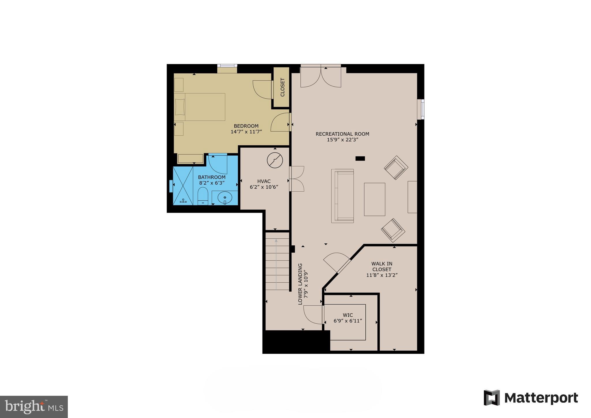 11620 Springhouse Place Reston, VA 20194 - Photo 29 of 31 Lower Level Floor Plan
