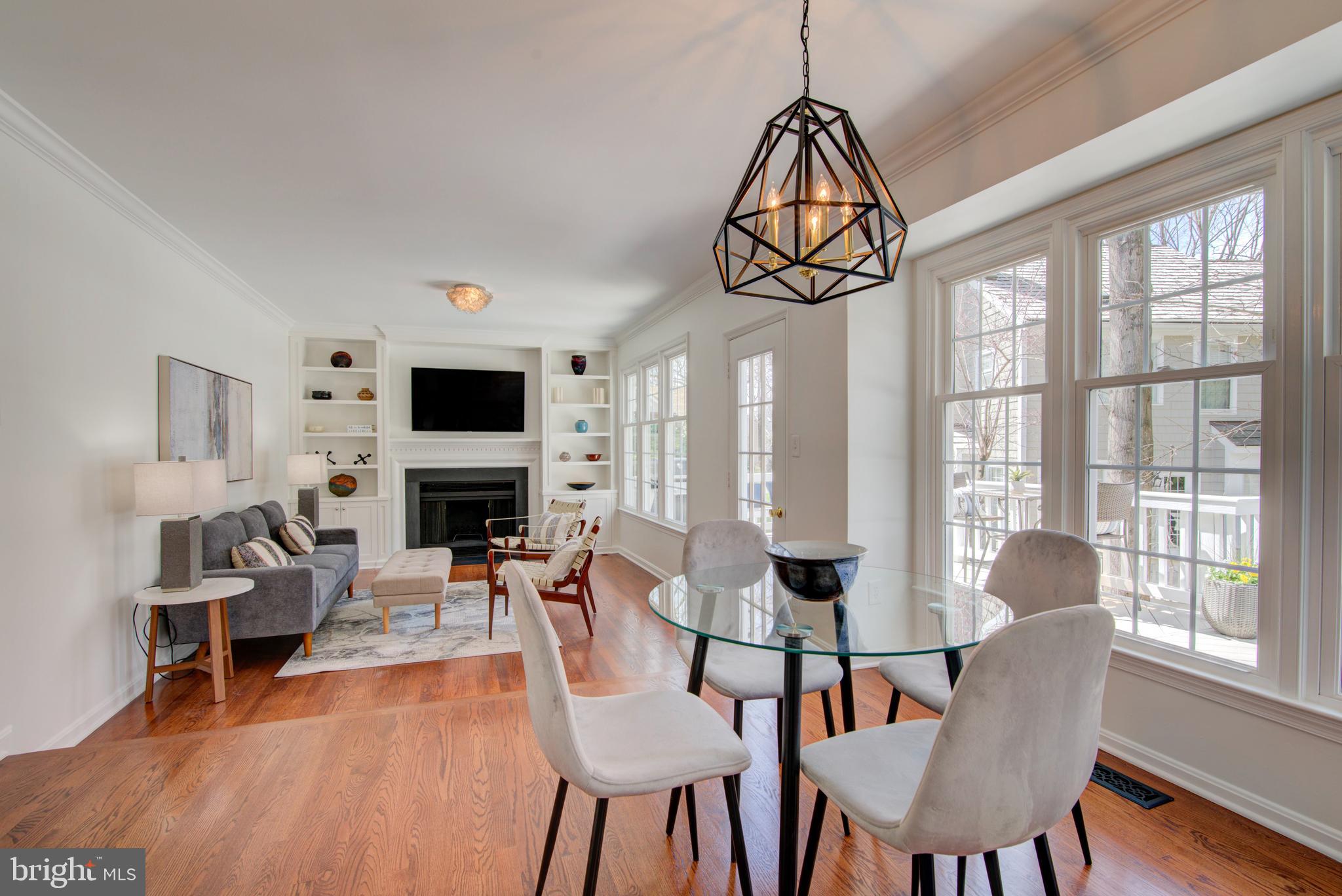 11620 Springhouse Place Reston, VA 20194 - Photo 8 of 31 Family Room Adjacent to Kitchen, Wood Burning Frpl