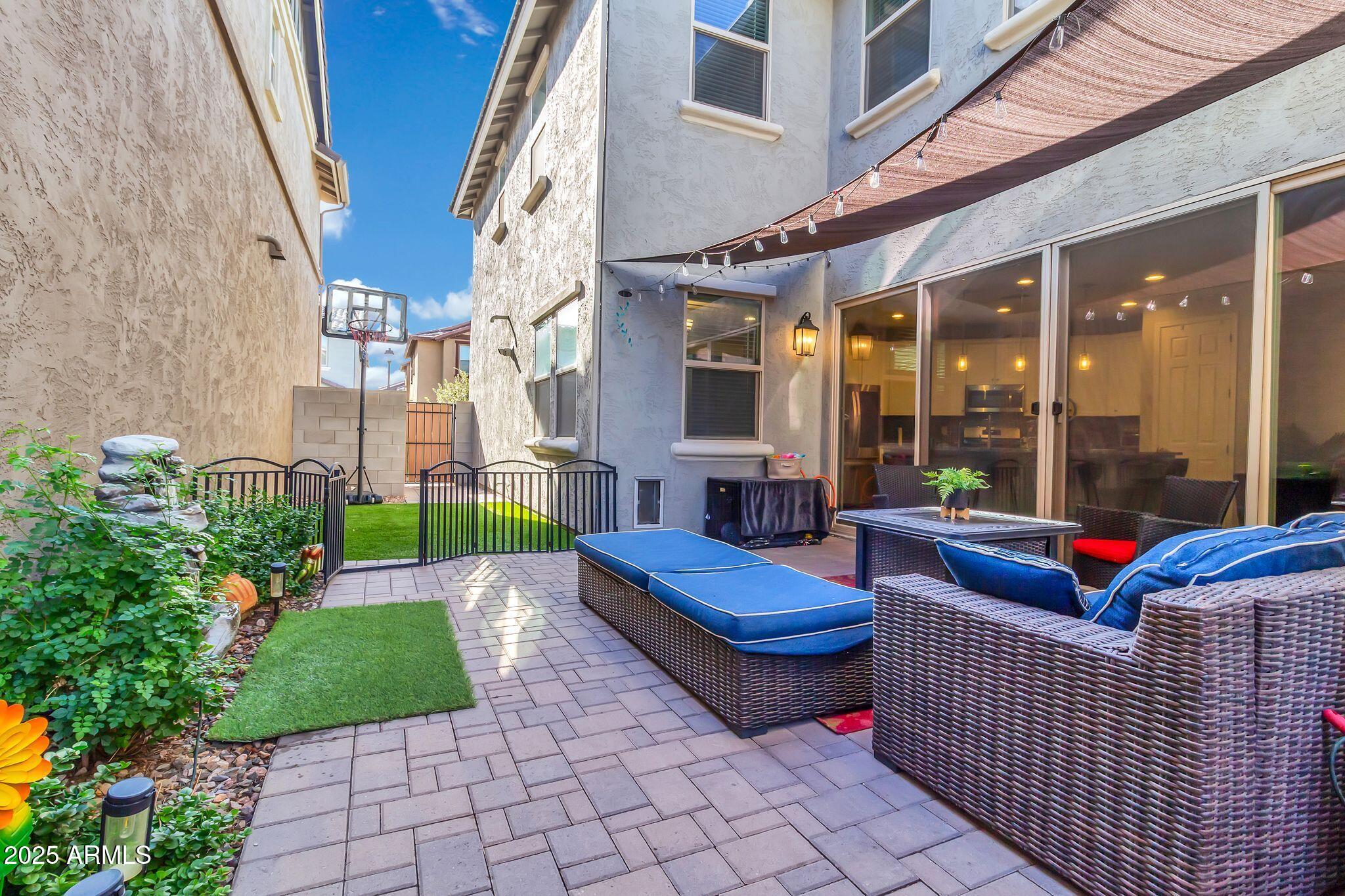 4145 East Bethena Street Gilbert, AZ 85295 - Photo 40 of 60 a view of outdoor space yard deck patio and outdoor seating