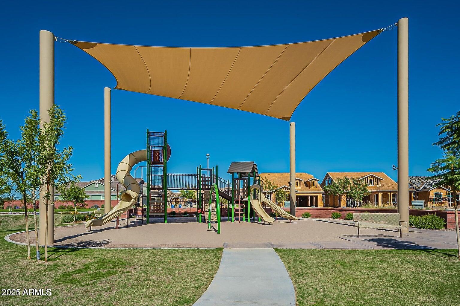 4145 East Bethena Street Gilbert, AZ 85295 - Photo 54 of 60 a view of outdoor space yard deck and patio